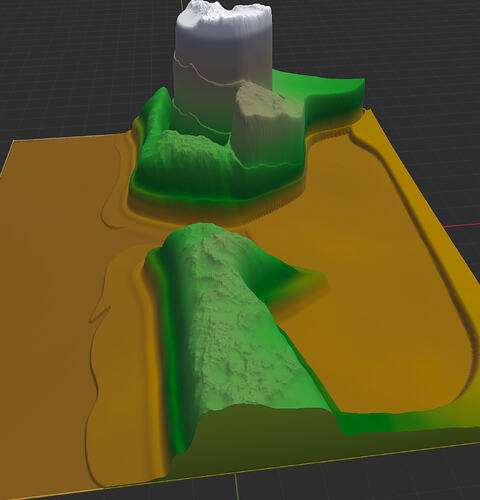 4 terrain-generator result - dyke with noise