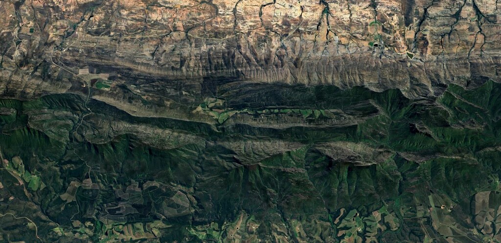 Parallel Mountain Ridges How to create